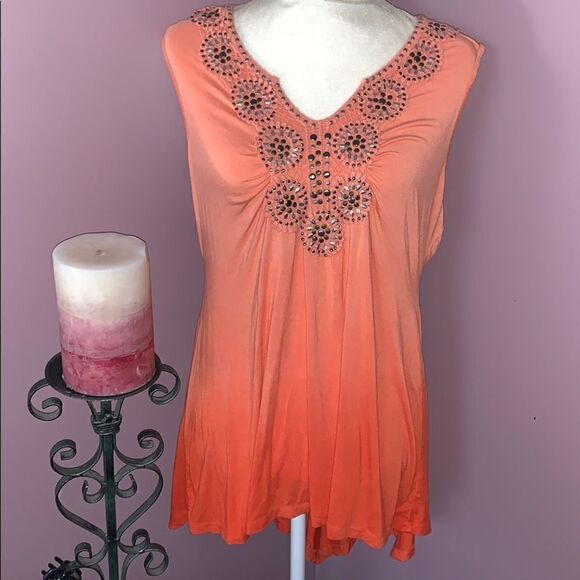 Style & Co studded ombré top - Picture 3 of 6